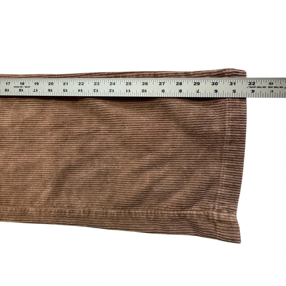 L'AGENCE Scottie High Rise Wide Leg Corduroy Pants Womens 23 Plaster Brown NWOT - Picture 10 of 14